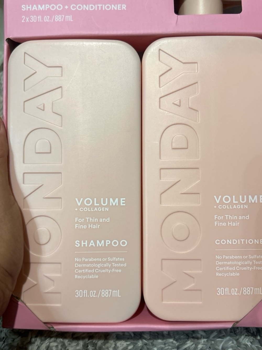 Volume Shampoo + Conditioner Set 3 items leave in conditioner also included 30oz - Picture 2 of 5